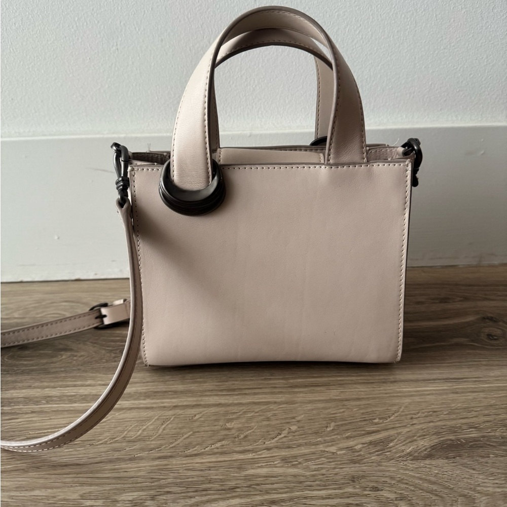 Donna Karan Hewlett Top-Handle Buckle Crossbody - Picture 2 of 8